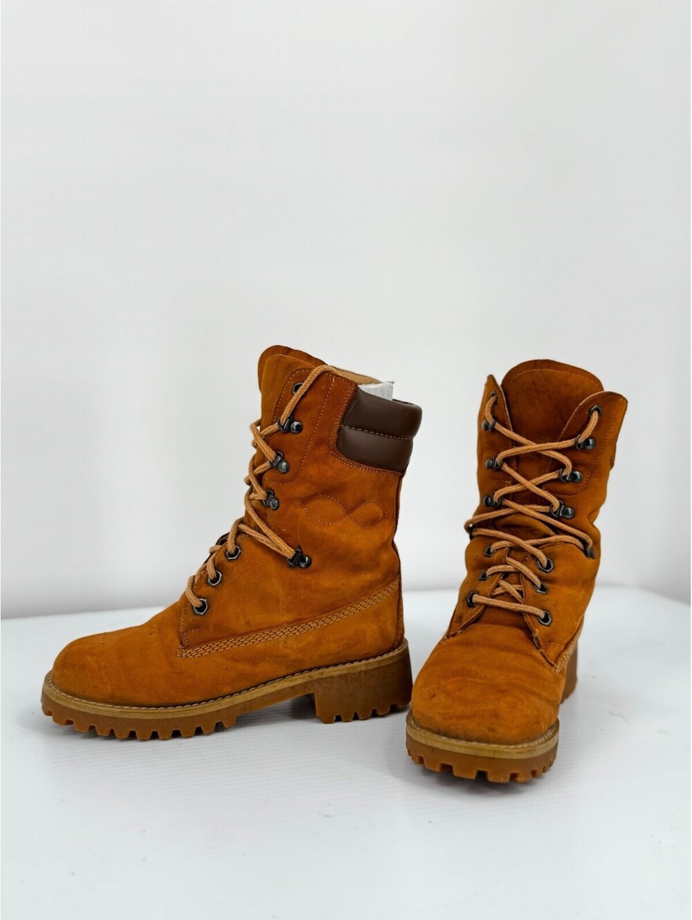 Vintage Timberland Europe Steel Toe Boots Men’s 5.5 / Women’s 7 Leather Romania